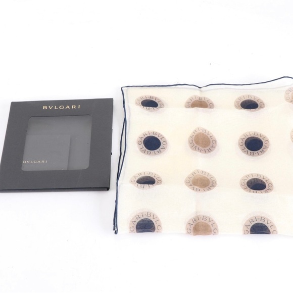 BLVGARY RED AND BLUE Silk Scarf - Picture 5 of 16